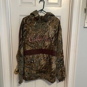Cabela's Kids Realtree Camo Hoodie Jacket - Brown & Green